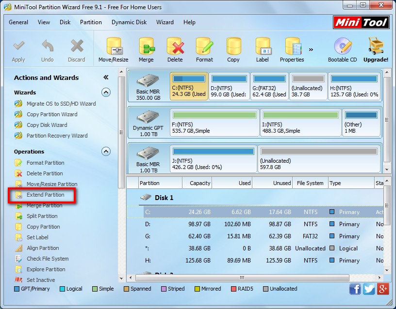 How To Combine Partions Windows Vista